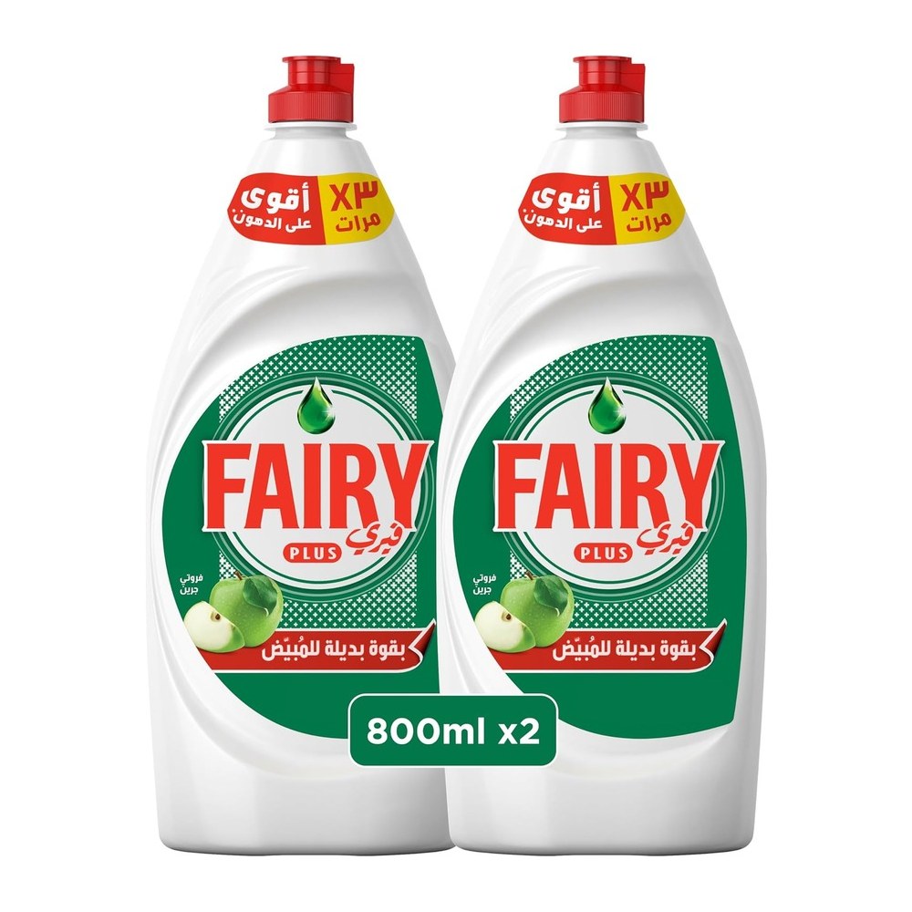 سائل غسيل الأطباق Fairy Plus — فروتي جرين